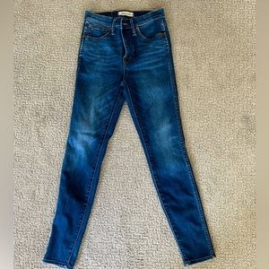 Madewell 10” high rise denim jeans